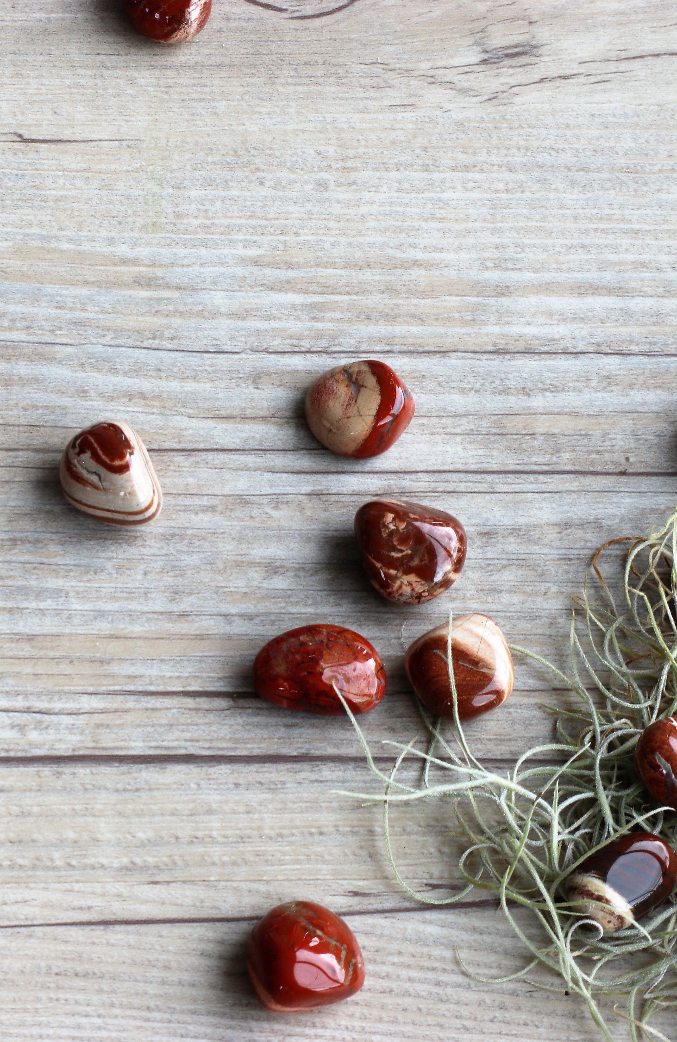 Red Banded Jasper Tumbled Stone